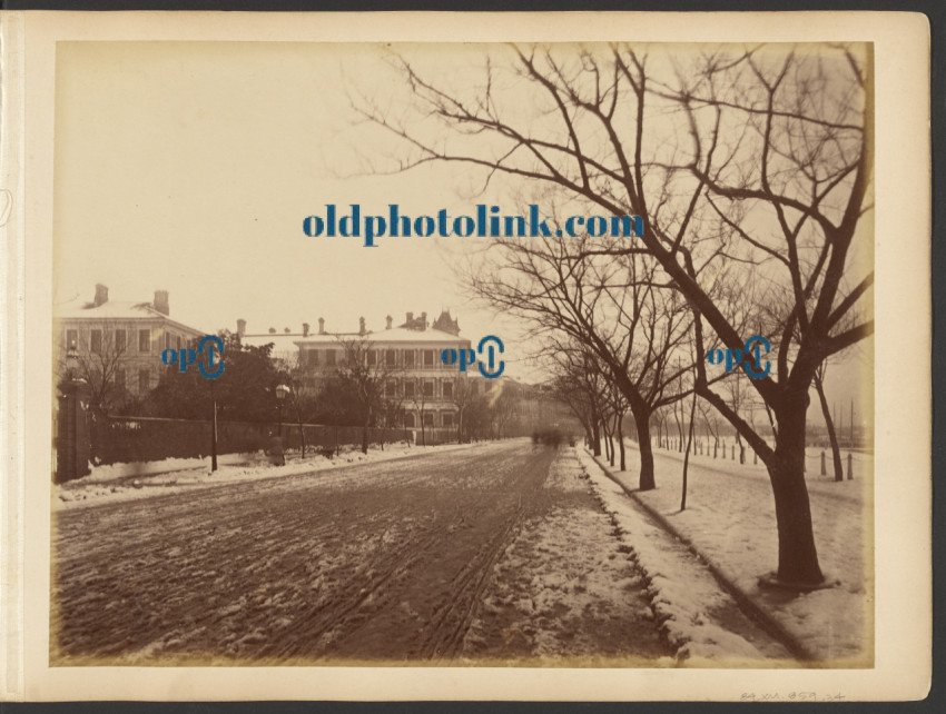 Snowy road 1870