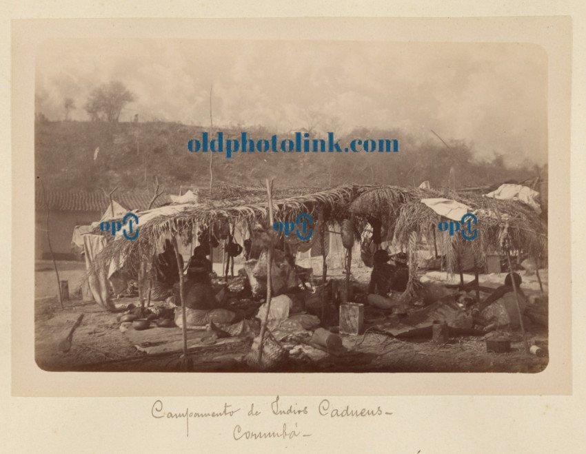 Campamento de Indios Kadiweu, Corumba 1884