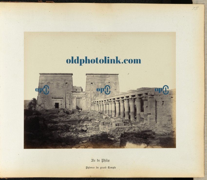 Philae island 1860