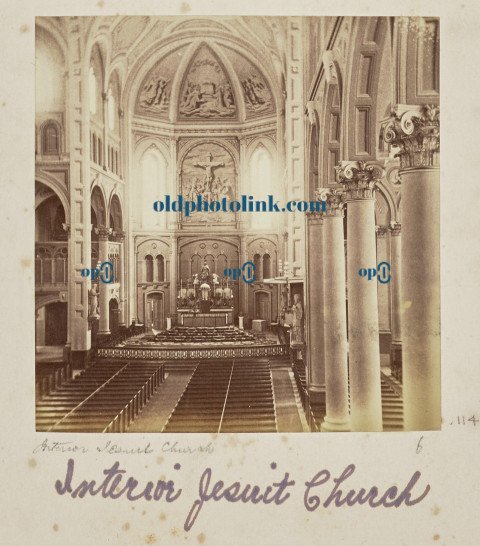 Interior Jesuit Church 1861