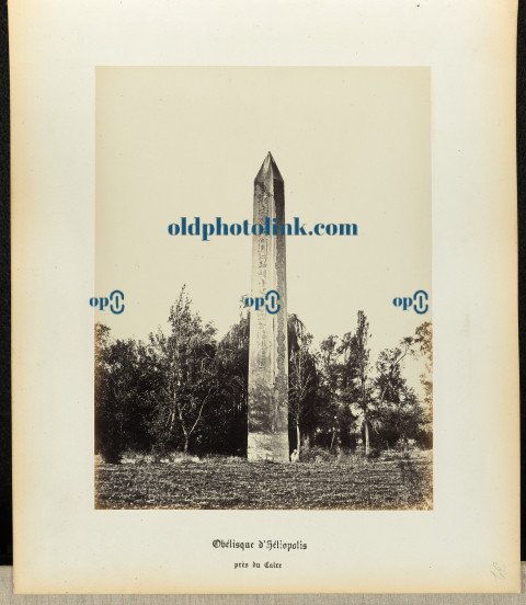 Heliopolis obelisk 1860