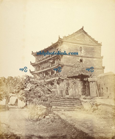 Five storied Pagoda, Canton, China April 1860