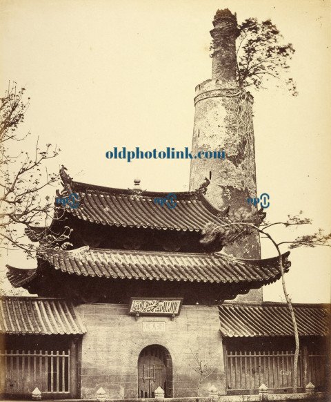 Mahomedan Mosque, Canton, China April 1860