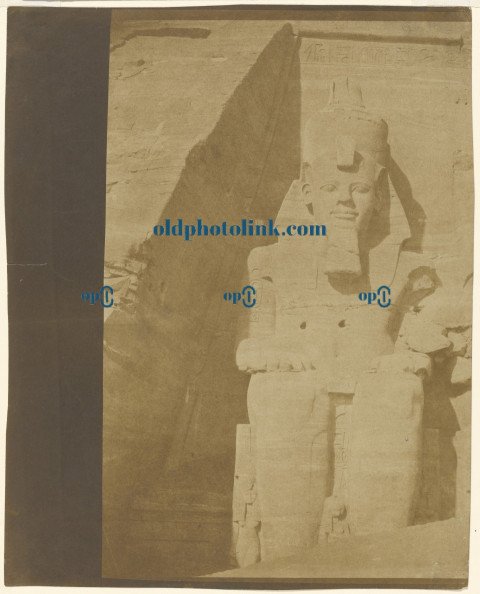 Colossus of Great Temple, Abu Simbel 1850