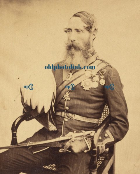 Portrait of Brigadier General Sir Charles Van Straubenzee 1860