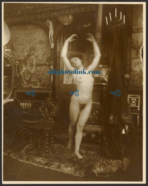 Nude Female Model as Ballerina, Paris 1901