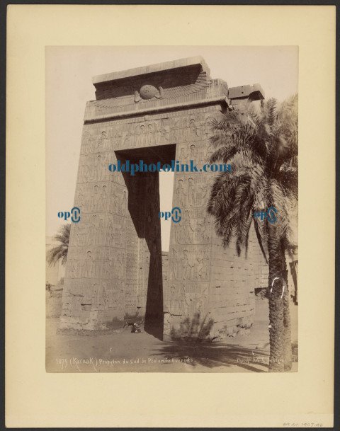 (Karnak) Propylon du sud de Ptolomee Evergete 1870