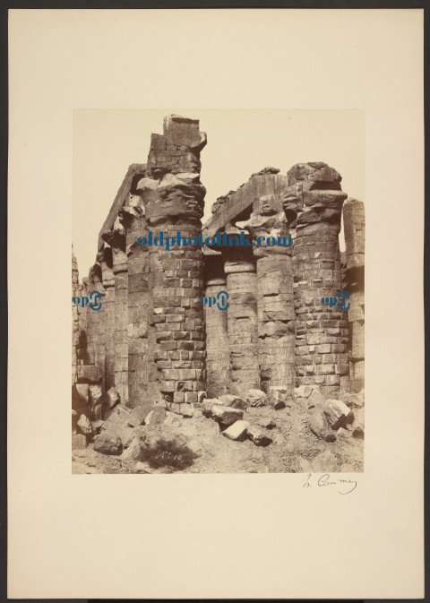 Hypostyle Hall, Karnak 1859