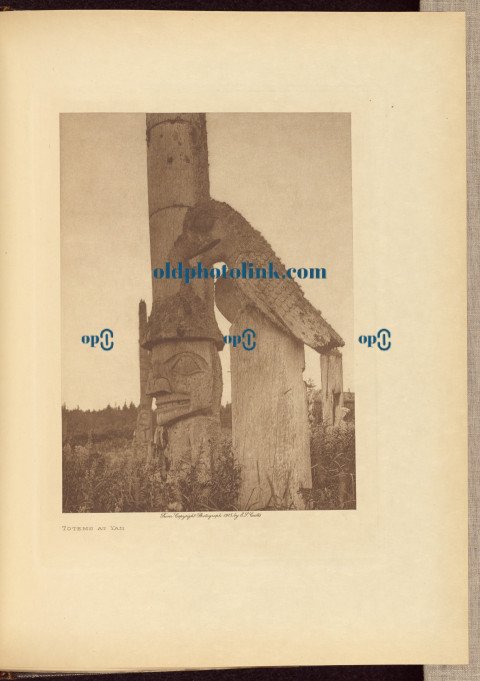 Totems at Yan 1915