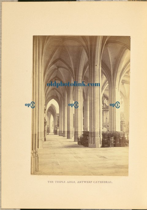 The Triple Aisle, Antwerp Cathedral 1866