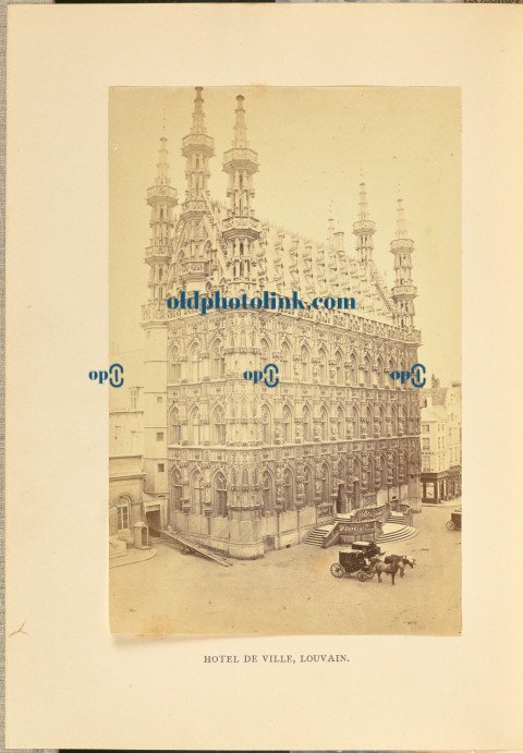 Hotel de ville, Louvain 1866