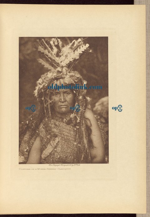 Costume of a Woman Shaman   Clayoquot 1915