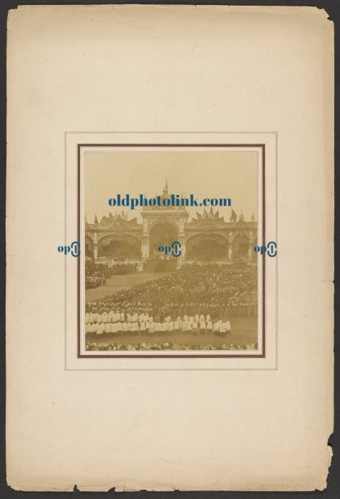 Royal Brussels Festival during the Te Deum 1850