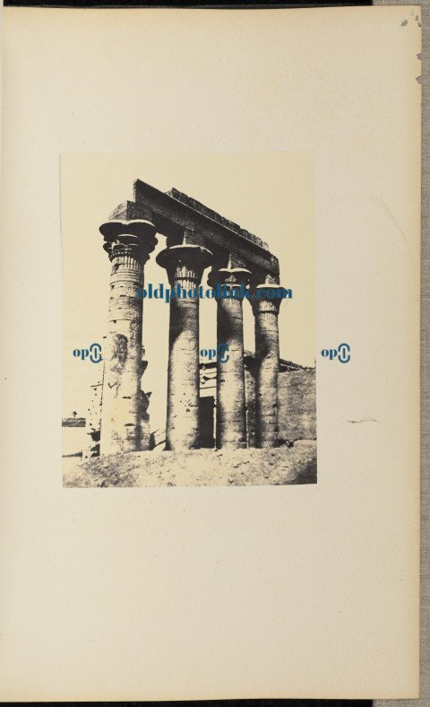 Four columns and ruins 1859