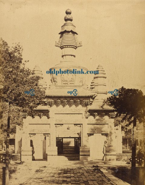 Thibetan Monument in the Lama Temple Near Pekin, August 1860