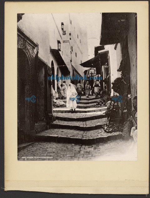 Alger  La Kasbah Rue Kleber 1876