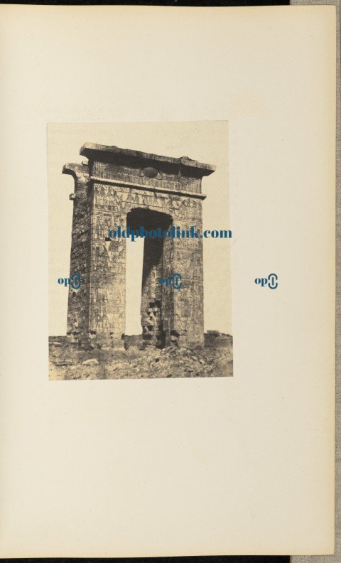 Bab el Amara Gate, Karnak 1859