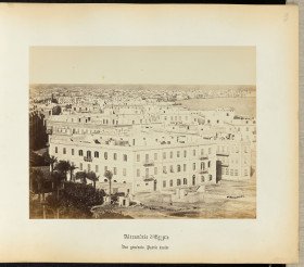 Alexandria, Egypt general view, right portion 1860