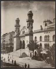 Alger  Cathedrale et Palais d'hiver du Gouverneur 1876