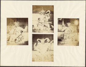 Chinese Demi God Statue 1870