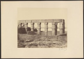 Colonade, Temple of Amun, Luxor 1859