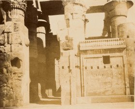 Egyptian temple ruins 1860