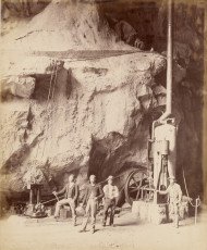 Engine and Dynamo Electric Machine Used in Lighting the Jenolan Caves 1885