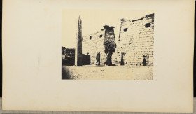 Entrance to the Temple of Luxor 1859