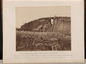 Exterior of the Taku North Fort Immediately After Its Capture by Storm