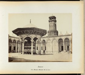 Fountain of the Mosque of Mohamed Ali in Cairo 1860