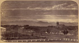 General View from Above the 3rd B C  Mess Looking Towards the Church 1860