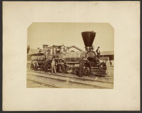 Grand Trunk Railway 4 4 0 locomotive, no  209 1860