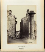 Great Court, Temple of Karnak 1860