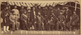 Group, The Amir Yakub Khan and Sirdars of Kabul 1879