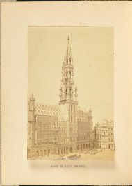 Hotel de ville, Brussels 1866