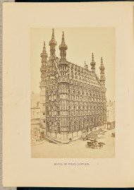 Hotel de ville, Louvain 1866