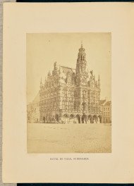 Hotel de ville, Oudenarde 1866