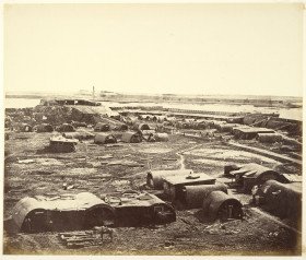 Interior of North Fort, Showing the Chinese Encampment, August 21st, 1860