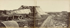 Interior of the Second North Fort, After its Surrender 1860