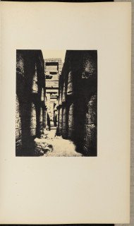 Interior view of a hypostyle hall 1859