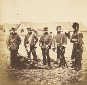 Lt  Col  Munro & Officers of the 39th Regiment 1855