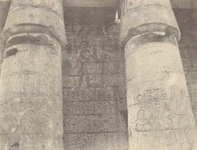 Medinet Habu, Palace of Ramses Meiamoun, Left Wall 1854