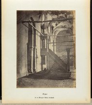 Minbar, Mosque of Sultan Barquq 1860