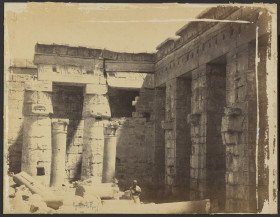 Mortuary Temple of Ramses III 1860