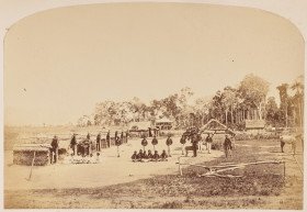 Native Police Camp, Queensland 1870