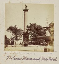 Nelsons  Monument, Montreal 1865