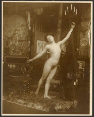 Nude Female Model as Ballerina, Paris 1901