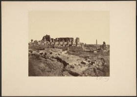 Overview of the site of Karnak, Thebes, Egypt 1860