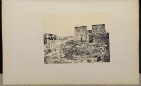 Pylon and colonnade at the Temple of Isis at Philæ 1859