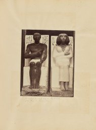 Rahotep and Nofret statues 1850